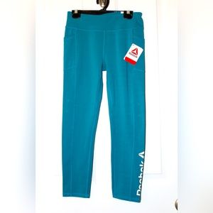 Teal athletic reebox leggings!